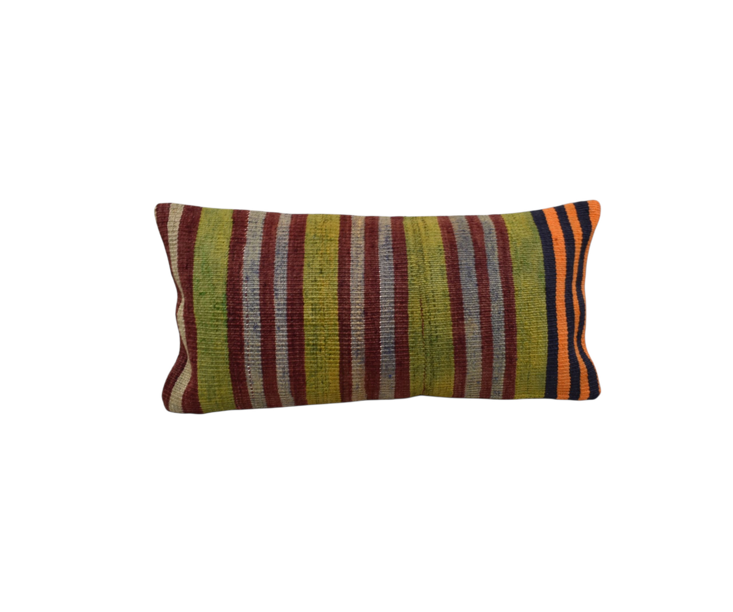 Kilim Antik El Dokuma Dekoratif Lumbar Kilim Kırlent Yastık Kılıfı 1078 - Yeni - Çok Renkli