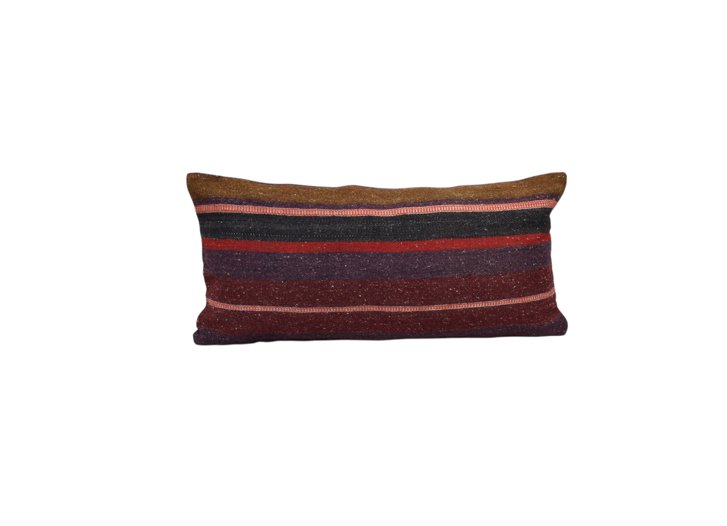 Kilim Antik El Dokuma Dekoratif Lumbar Kilim Kırlent Yastık Kılıfı 1079 - Yeni - Çok Renkli