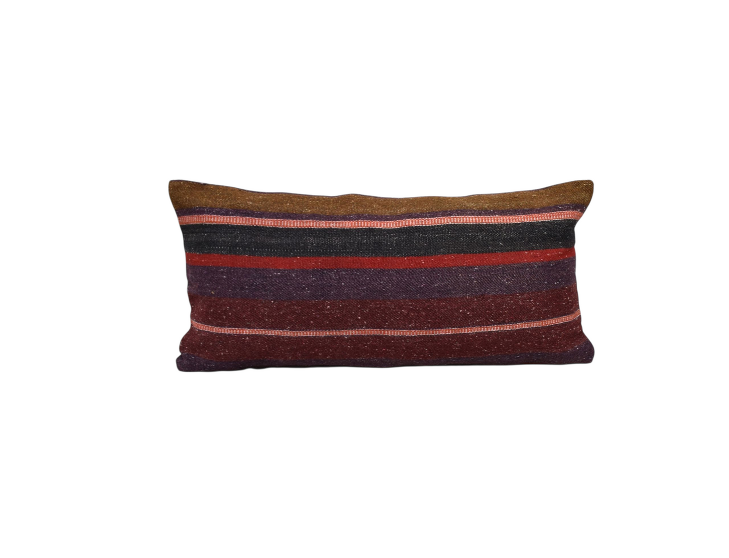Kilim Antik El Dokuma Dekoratif Lumbar Kilim Kırlent Yastık Kılıfı 1079 - Yeni - Çok Renkli