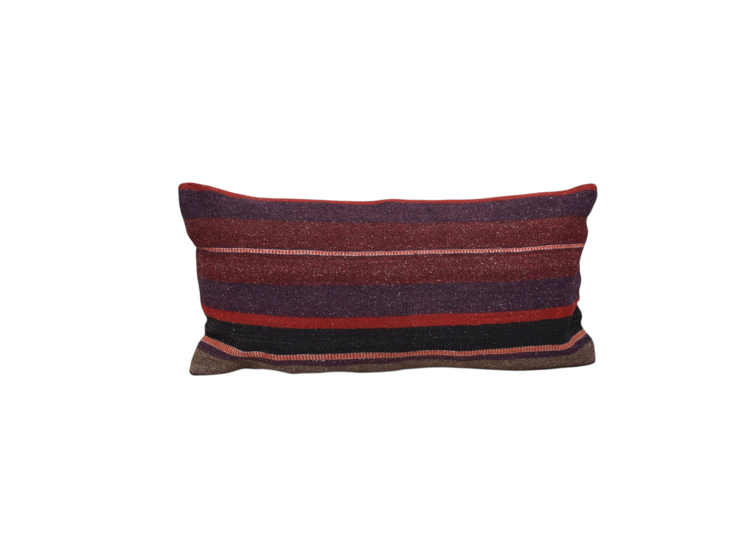 Kilim Antik El Dokuma Dekoratif Lumbar Kilim Kırlent Yastık Kılıfı 1084 - Yeni - Çok Renkli
