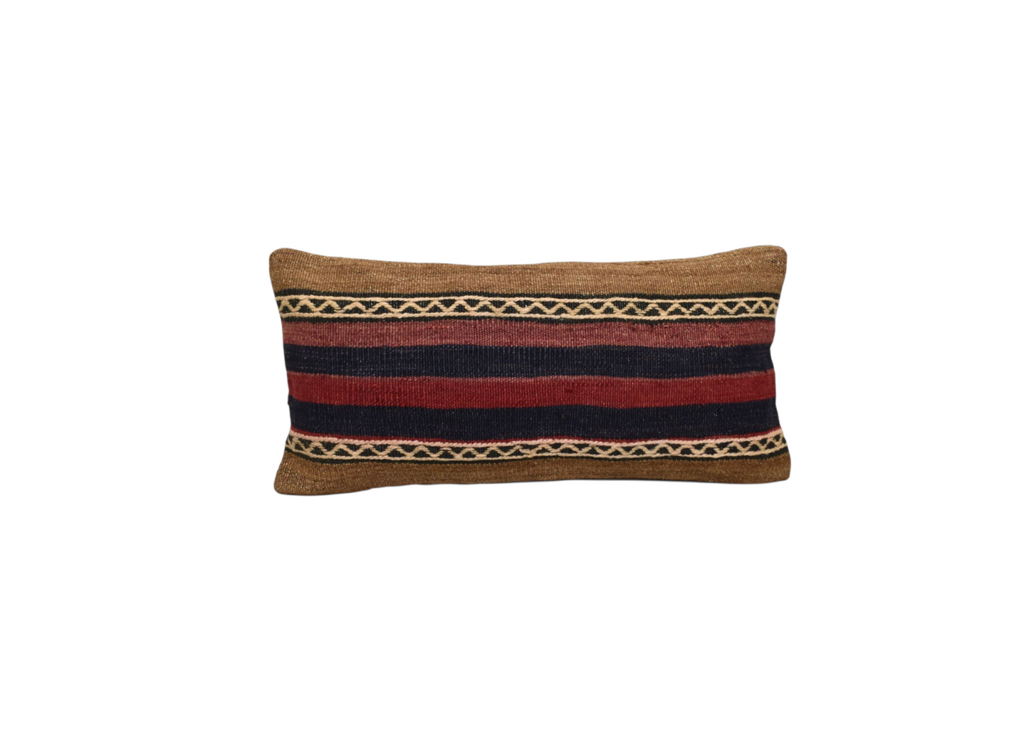 Kilim Antik El Dokuma Dekoratif Lumbar Kilim Kırlent Yastık Kılıfı 1085 - Yeni - Çok Renkli