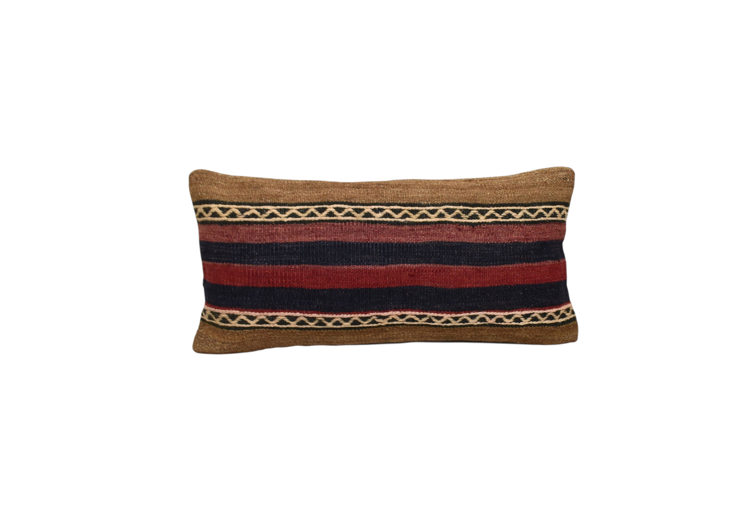Kilim Antik El Dokuma Dekoratif Lumbar Kilim Kırlent Yastık Kılıfı 1085 - Yeni - Çok Renkli