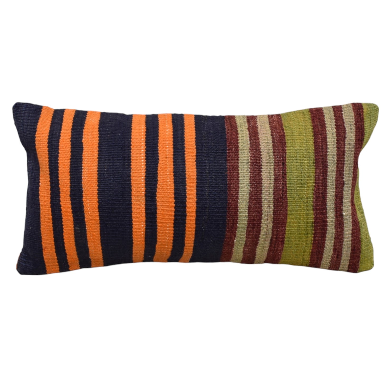 Kilim Antik El Dokuma Dekoratif Lumbar Kilim Kırlent Yastık Kılıfı 1089 - Yeni - Çok Renkli