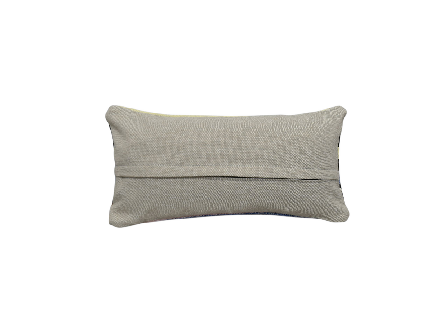 Kilim Antik El Dokuma Dekoratif Lumbar Kilim Kırlent Yastık Kılıfı 1096 - Yeni - Çok Renkli