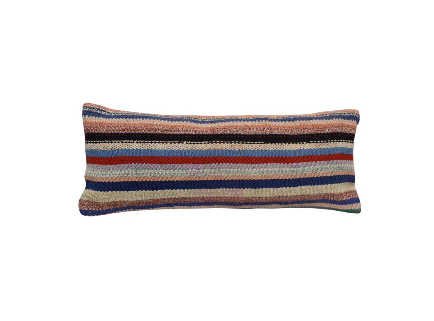 Kilim Antik El Dokuma Dekoratif Lumbar Kilim Kırlent Yastık Kılıfı 1097 - Yeni - Çok Renkli