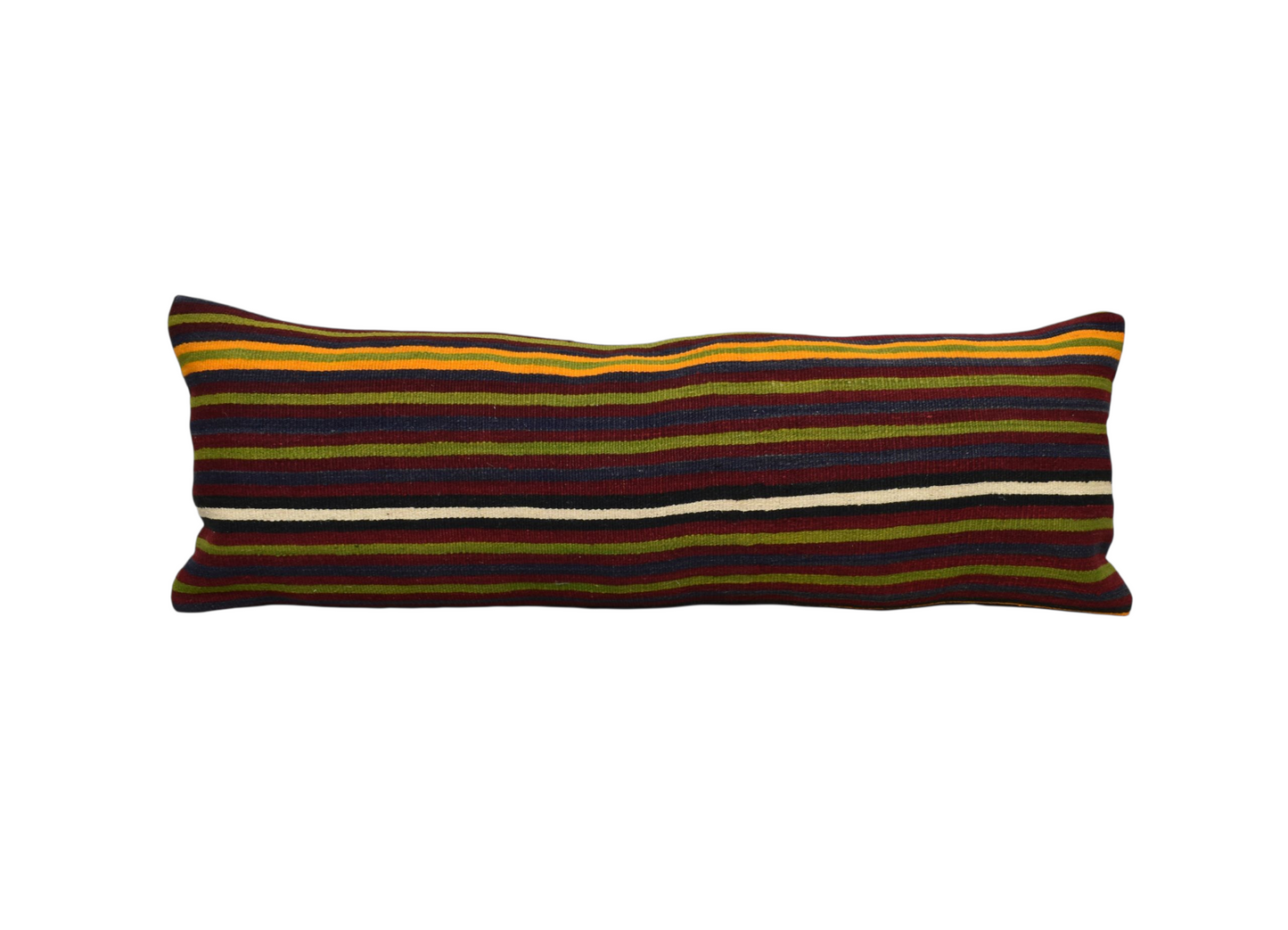 Kilim Antik El Dokuma Dekoratif Lumbar Kilim Kırlent Yastık Kılıfı 1102 - Yeni - Çok Renkli