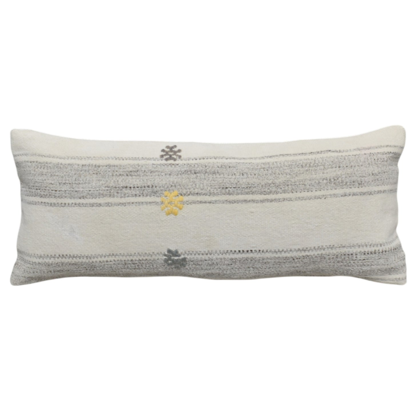 Kilim Antik El Dokuma Dekoratif Lumbar Kilim Kırlent Yastık Kılıfı 1103 - Yeni - Çok Renkli