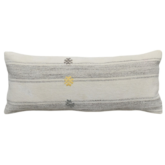 Kilim Antik El Dokuma Dekoratif Lumbar Kilim Kırlent Yastık Kılıfı 1103 - Yeni - Çok Renkli