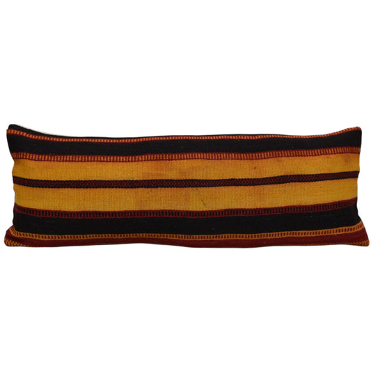 Kilim Antik El Dokuma Dekoratif Lumbar Kilim Kırlent Yastık Kılıfı 1105 - Yeni - Çok Renkli