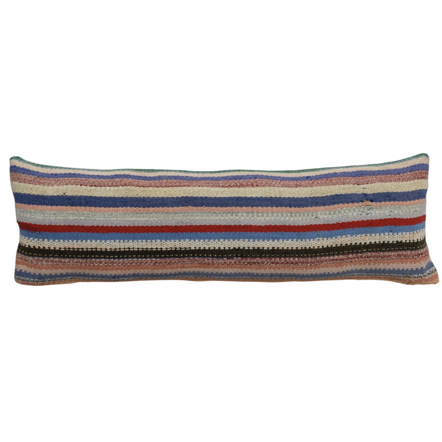 Kilim Antik El Dokuma Dekoratif Lumbar Kilim Kırlent Yastık Kılıfı 1109 - Yeni - Çok Renkli