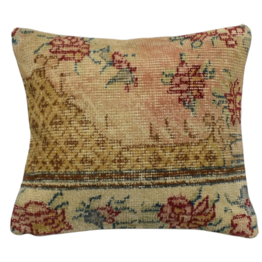Kilim Antik El Dokuma Dekoratif Halı Kırlent Yastık Kılıfı 1116 - Vintage - Çok Renkli
