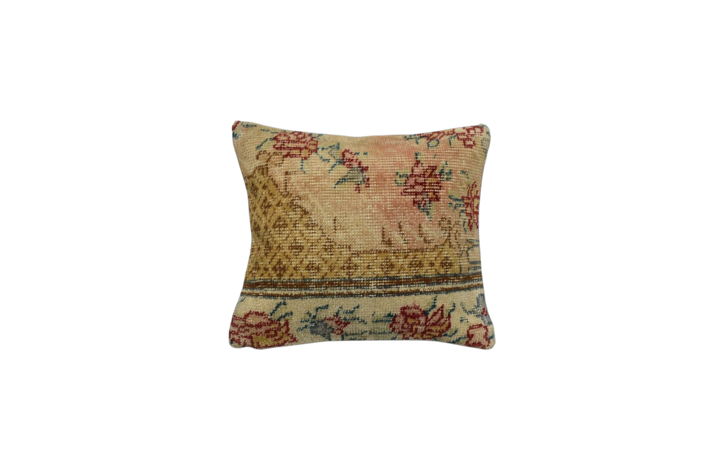 Kilim Antik El Dokuma Dekoratif Halı Kırlent Yastık Kılıfı 1116 - Vintage - Çok Renkli
