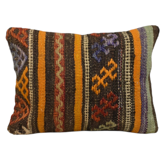 Kilim Antik El Dokuma Dekoratif Kilim Kırlent Yastık Kılıfı 1118 - Yeni - Çok Renkli