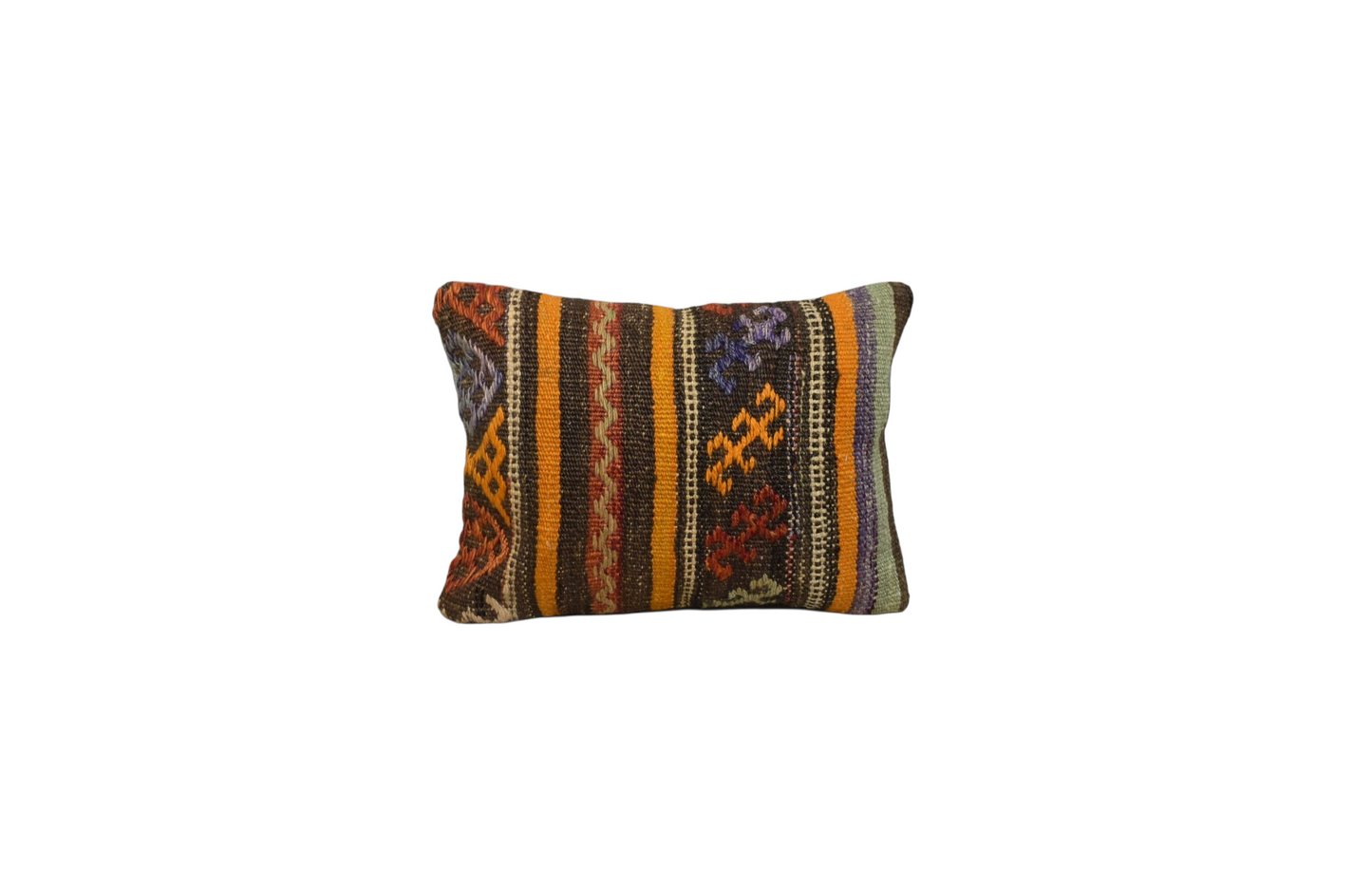 Kilim Antik El Dokuma Dekoratif Kilim Kırlent Yastık Kılıfı 1118 - Yeni - Çok Renkli