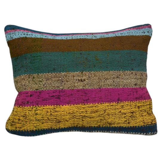 Kilim Antik El Dokuma Dekoratif Kilim Kırlent Yastık Kılıfı 1120 - Yeni - Çok Renkli