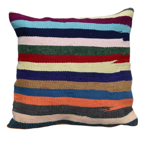 Kilim Antik El Dokuma Dekoratif Kilim Kırlent Yastık Kılıfı 1122 - Yeni - Çok Renkli