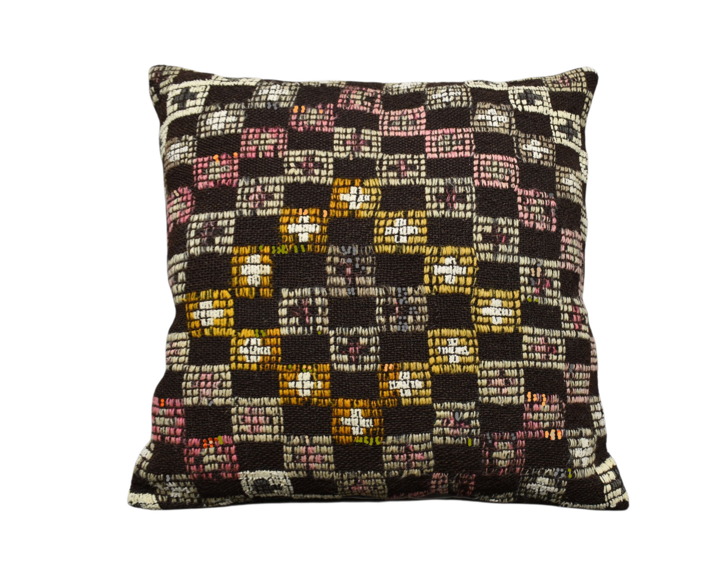 Kilim Antik El Dokuma Dekoratif Kilim Kırlent Yastık Kılıfı 1123 - Yeni - Çok Renkli