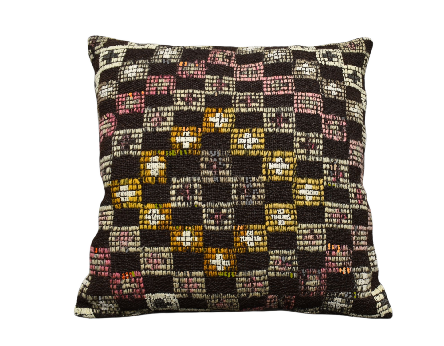 Kilim Antik El Dokuma Dekoratif Kilim Kırlent Yastık Kılıfı 1123 - Yeni - Çok Renkli