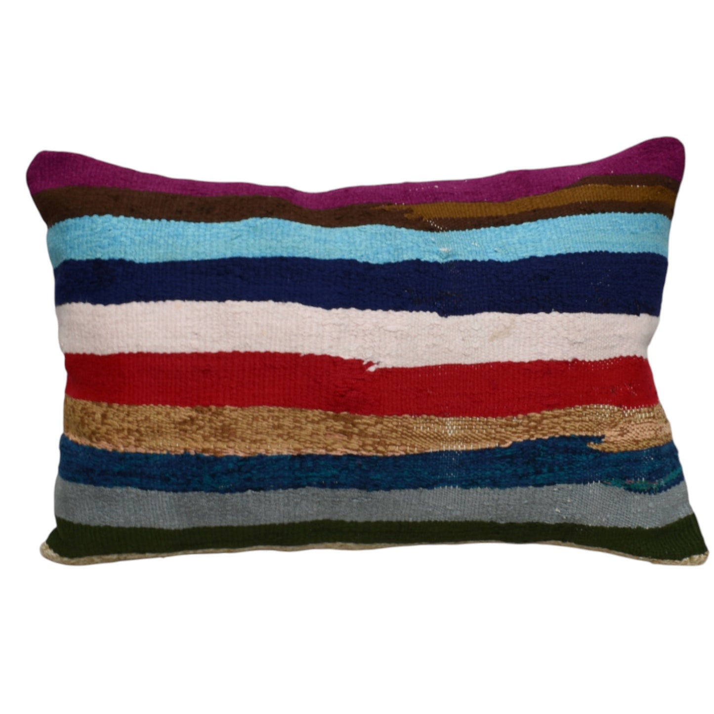 Kilim Antik El Dokuma Dekoratif Kilim Kırlent Yastık Kılıfı 1130 - Yeni - Çok Renkli