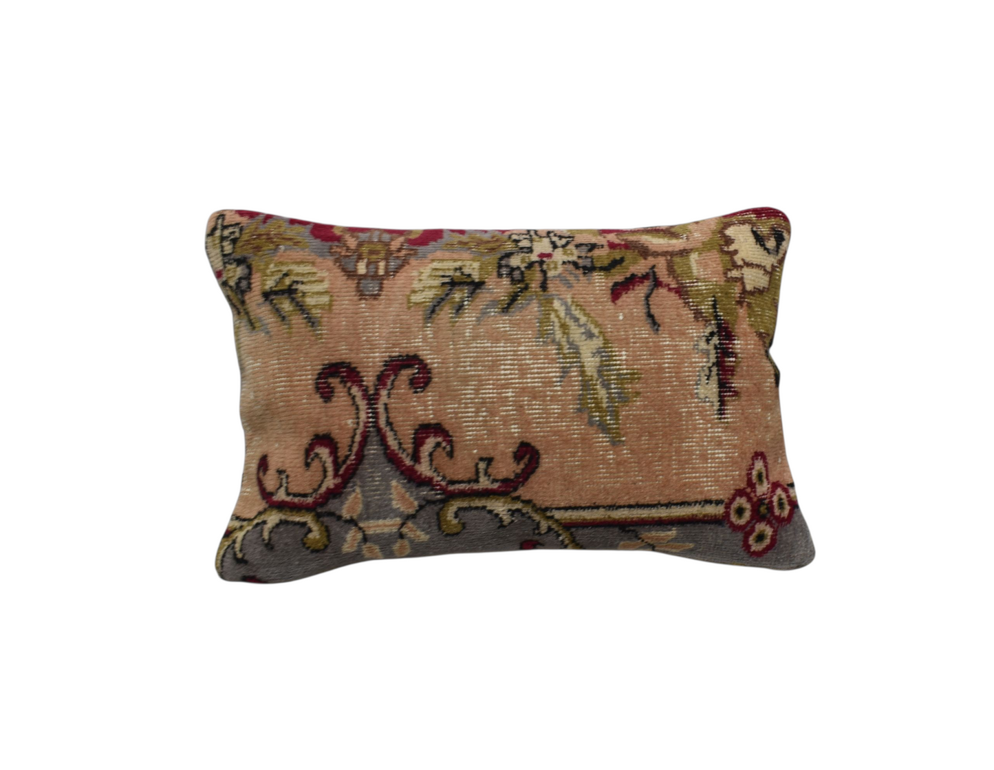 Kilim Antik El Dokuma Dekoratif Halı Kırlent Yastık Kılıfı 1131 - Vintage - Çok Renkli