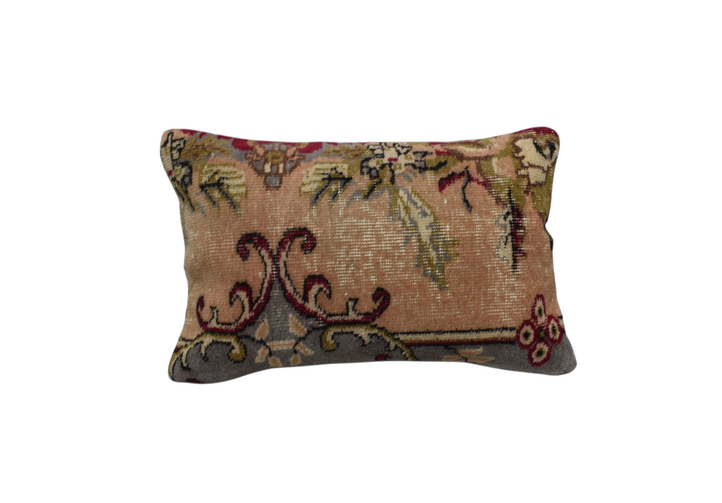 Kilim Antik El Dokuma Dekoratif Halı Kırlent Yastık Kılıfı 1131 - Vintage - Çok Renkli