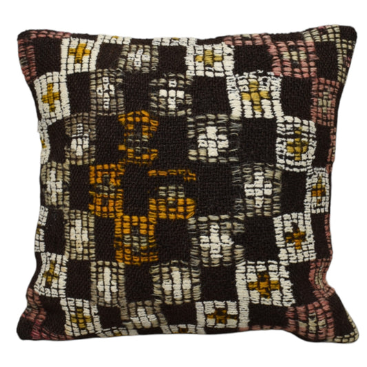 Kilim Antik El Dokuma Dekoratif Kilim Kırlent Yastık Kılıfı 1137 - Yeni - Çok Renkli