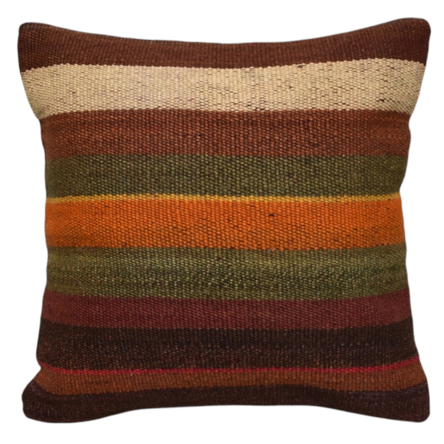 Kilim Antik El Dokuma Dekoratif Kilim Kırlent Yastık Kılıfı 1138 - Yeni - Çok Renkli