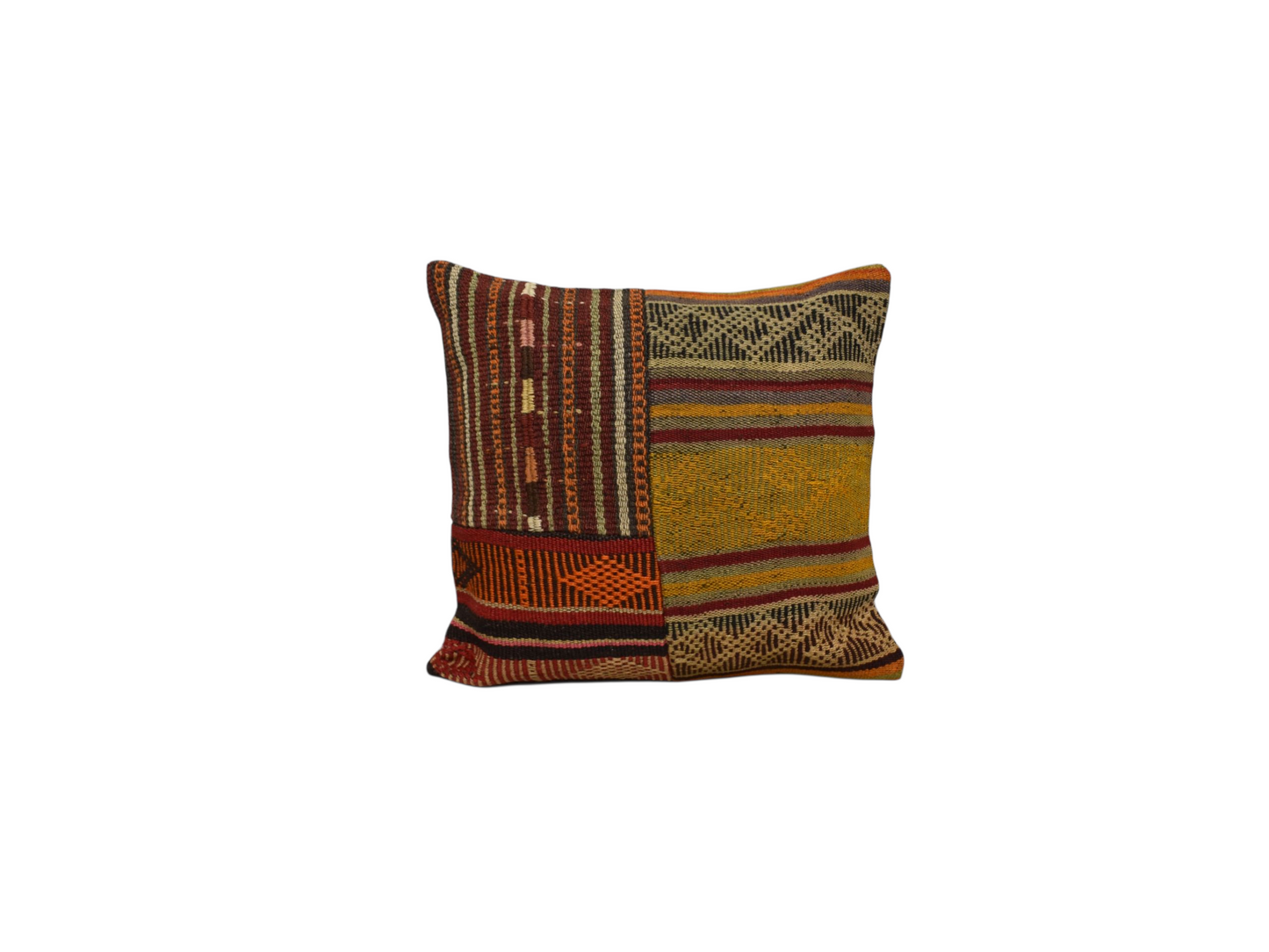 Kilim Antik El Dokuma Dekoratif Kilim Kırlent Yastık Kılıfı 1141 - Yeni - Çok Renkli