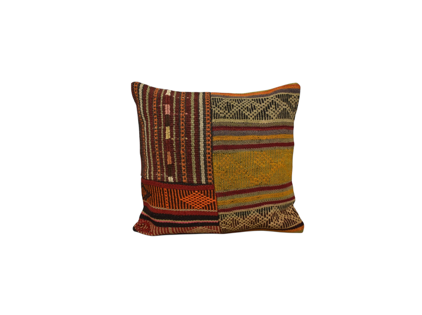Kilim Antik El Dokuma Dekoratif Kilim Kırlent Yastık Kılıfı 1141 - Yeni - Çok Renkli