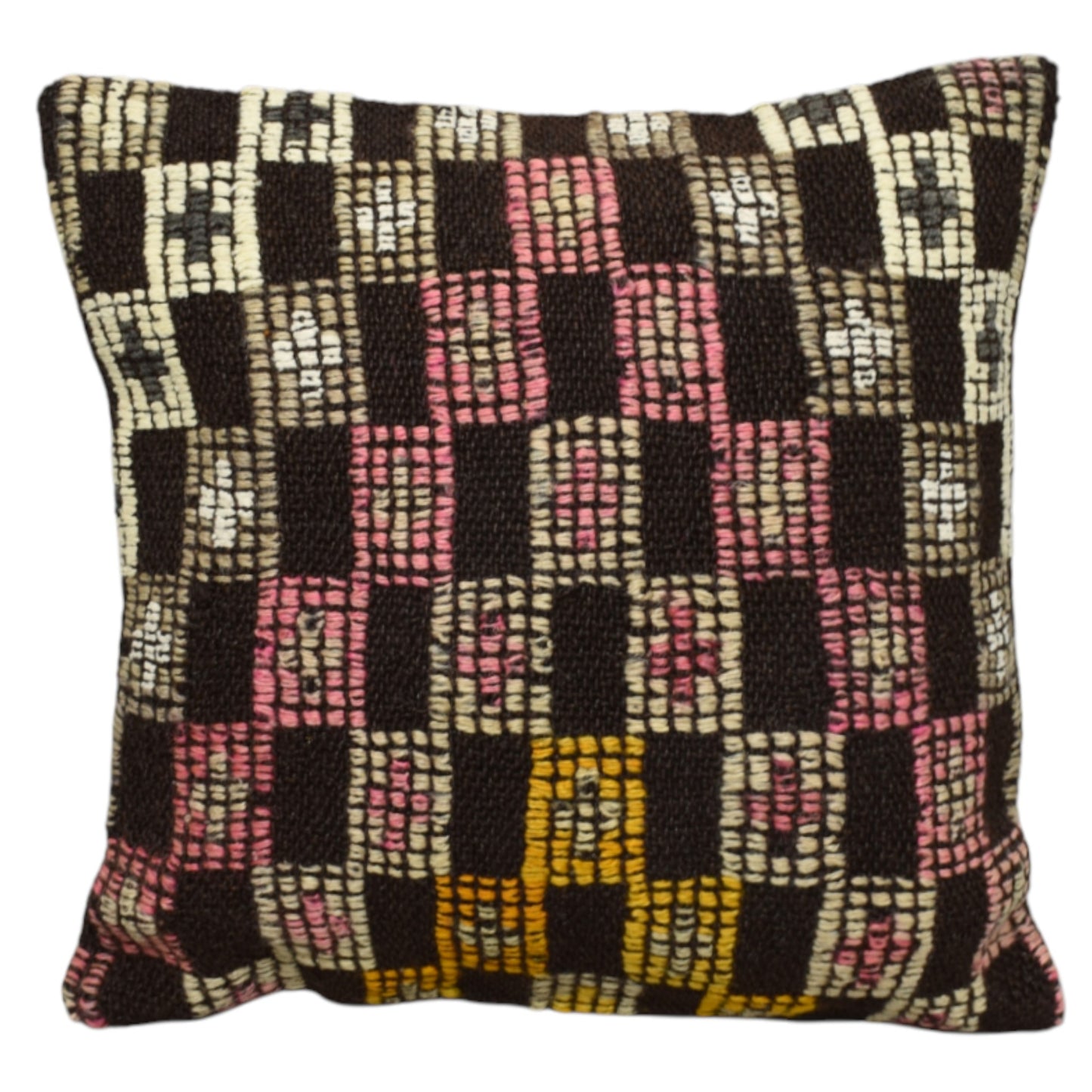 Kilim Antik El Dokuma Dekoratif Kilim Kırlent Yastık Kılıfı 1147 - Yeni - Çok Renkli