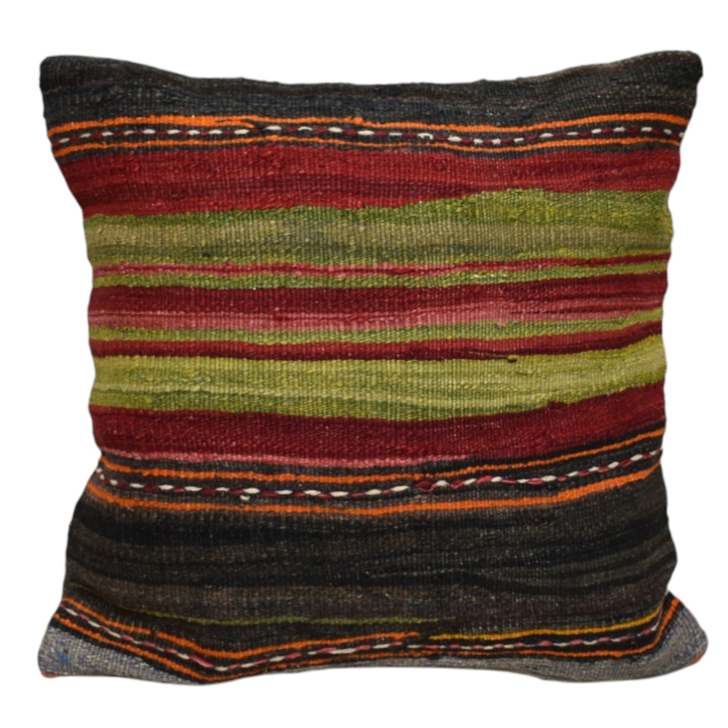 Kilim Antik El Dokuma Dekoratif Kilim Kırlent Yastık Kılıfı 1150 - Yeni - Çok Renkli
