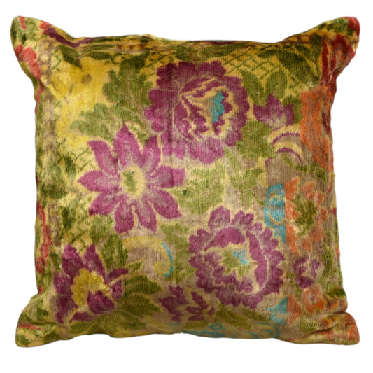 Kilim Antik Kadife Dokuma Dekoratif Kilim Kırlent Yastık Kılıfı 1151 - Yeni - Çok Renkli