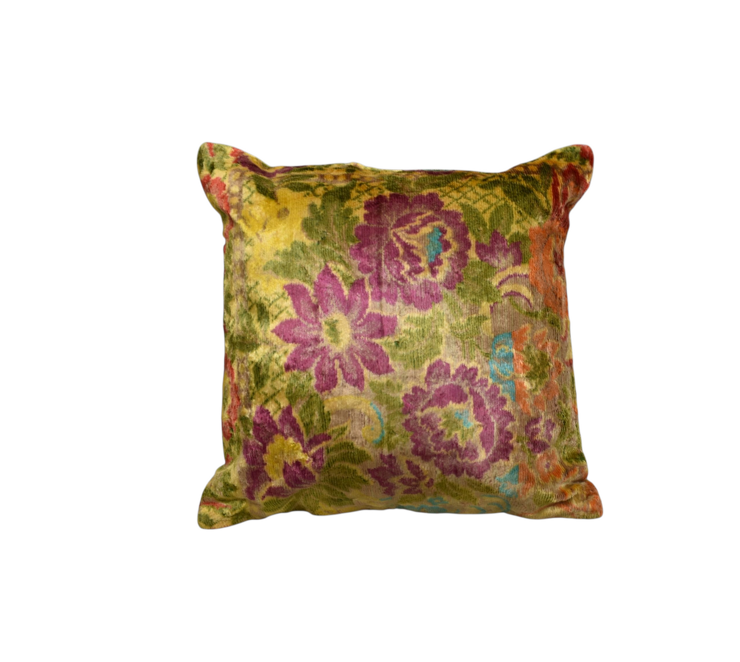 Kilim Antik Kadife Dokuma Dekoratif Kilim Kırlent Yastık Kılıfı 1151 - Yeni - Çok Renkli