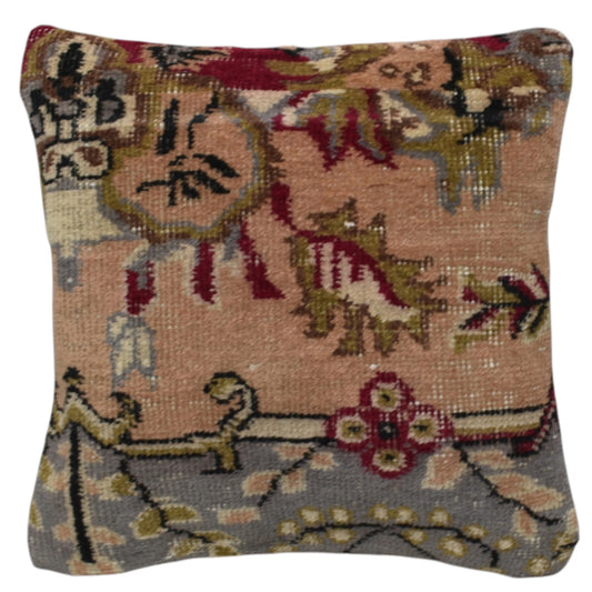 Kilim Antik El Dokuma Dekoratif Halı Kırlent Yastık Kılıfı 1157 - Vintage - Çok Renkli