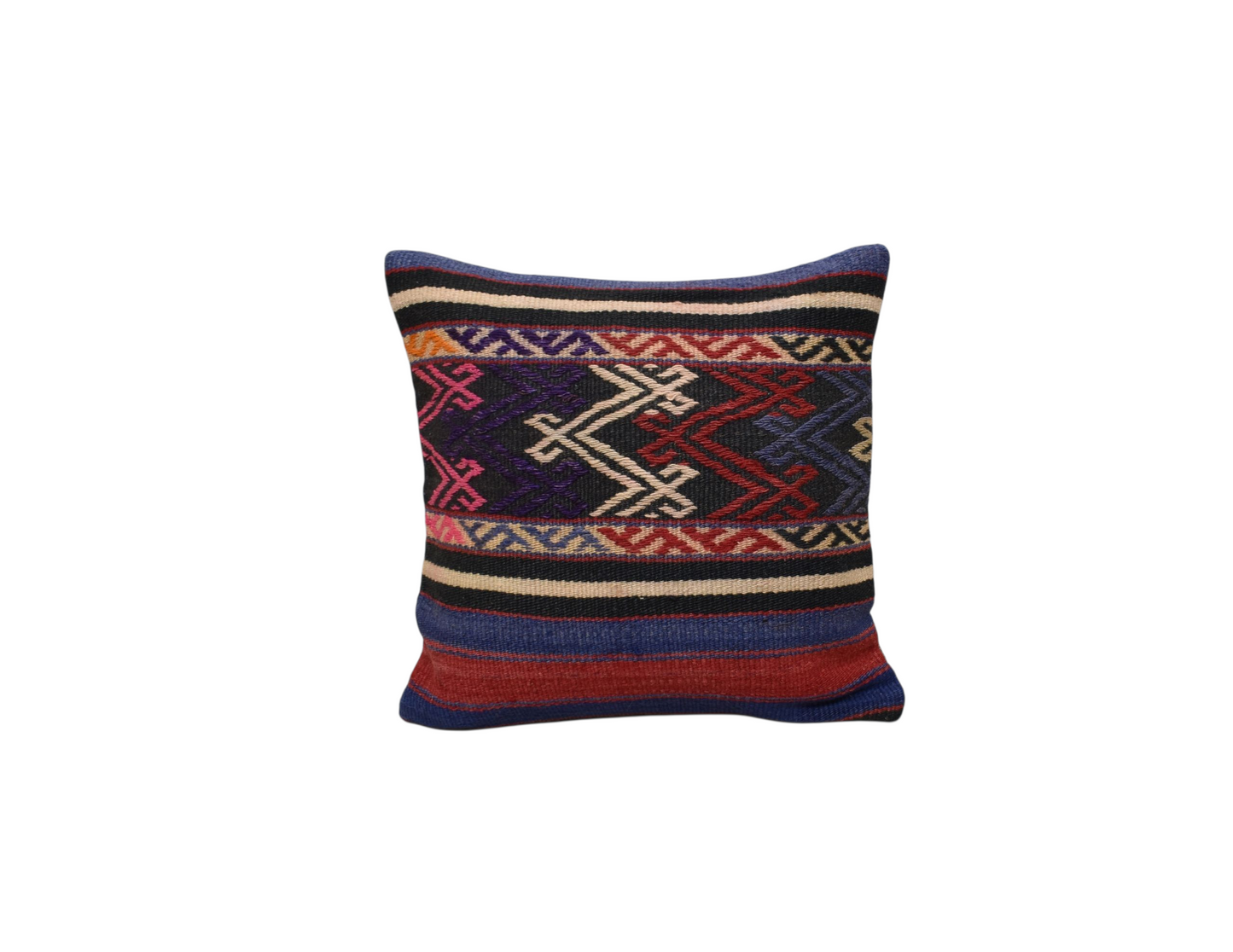 Kilim Antik El Dokuma Dekoratif Kilim Kırlent Yastık Kılıfı 1158 - Yeni - Çok Renkli