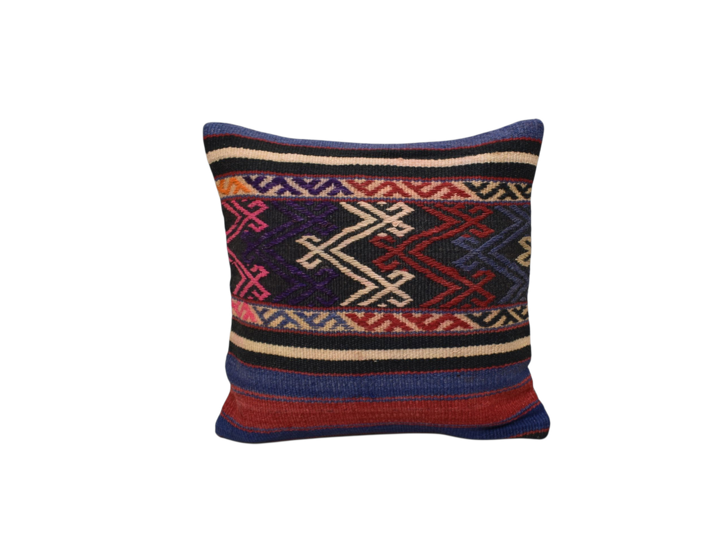 Kilim Antik El Dokuma Dekoratif Kilim Kırlent Yastık Kılıfı 1158 - Yeni - Çok Renkli