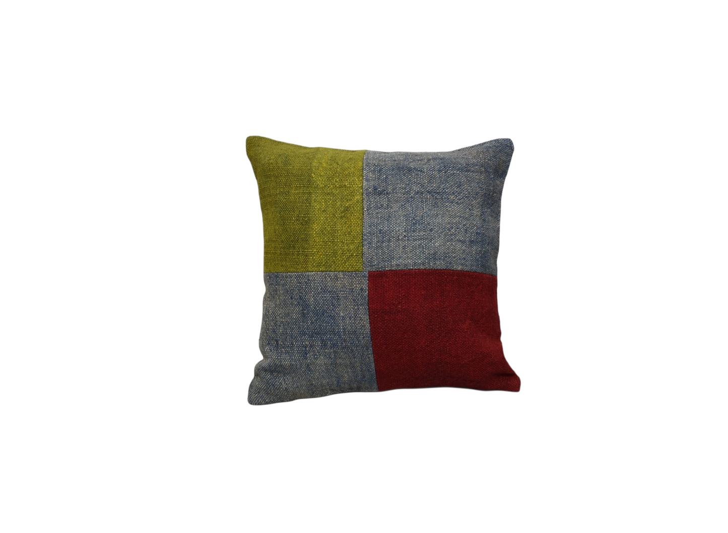 Kilim Antik El Dokuma Patchwork Kırkyama Dekoratif Kilim Kırlent Yastık Kılıfı 1162 - Yeni - Çok Renkli