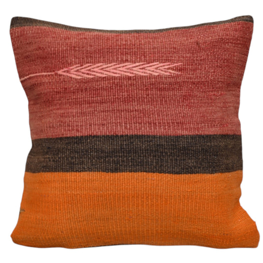 Kilim Antik El Dokuma Dekoratif Kilim Kırlent Yastık Kılıfı 1163 - Yeni - Çok Renkli