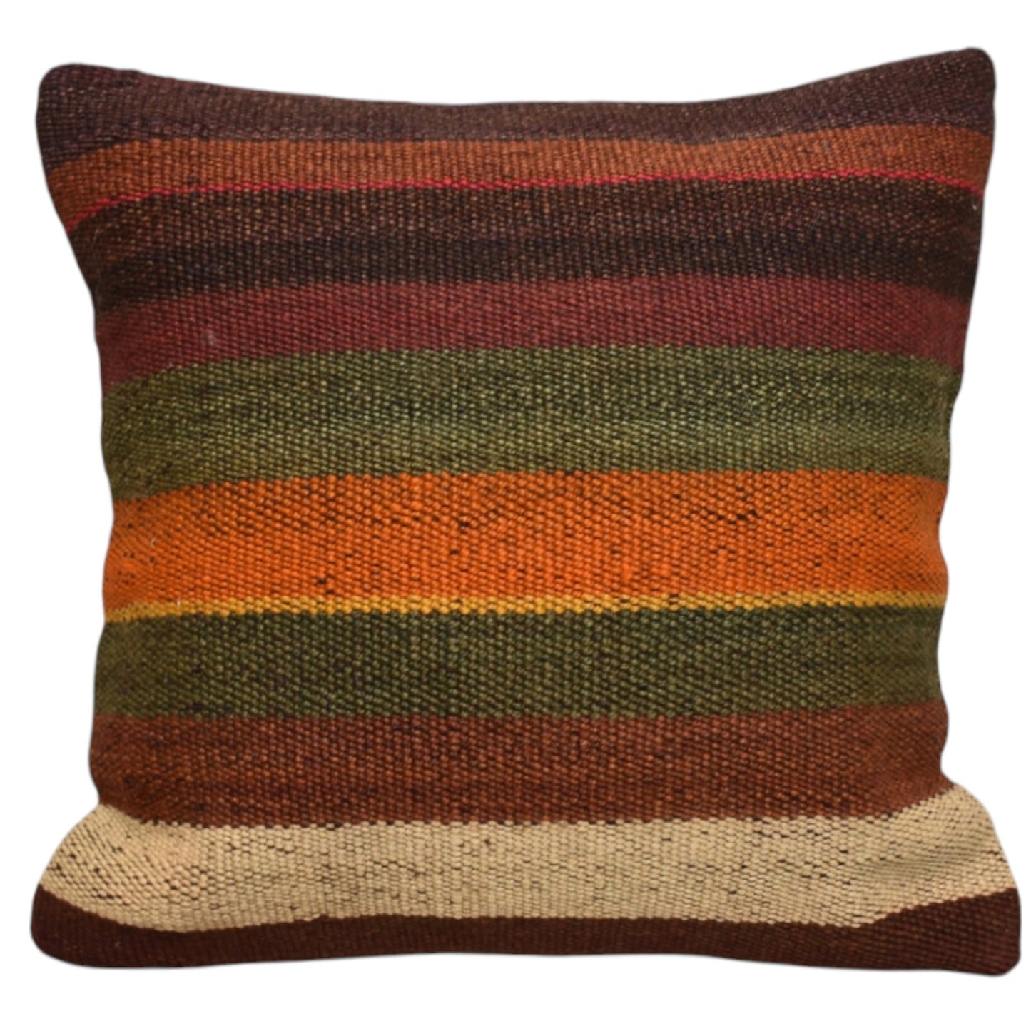 Kilim Antik El Dokuma Dekoratif Kilim Kırlent Yastık Kılıfı 1165 - Yeni - Çok Renkli