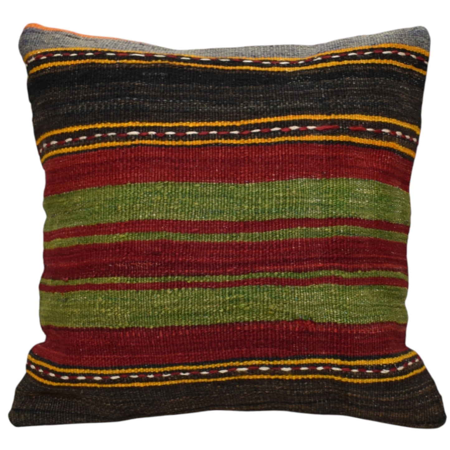Kilim Antik El Dokuma Dekoratif Kilim Kırlent Yastık Kılıfı 1166 - Yeni - Çok Renkli