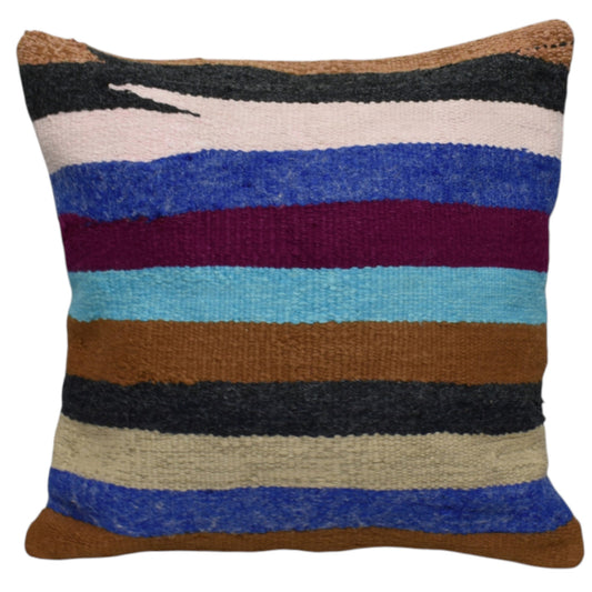 Kilim Antik El Dokuma Dekoratif Kilim Kırlent Yastık Kılıfı 1170 - Yeni - Çok Renkli