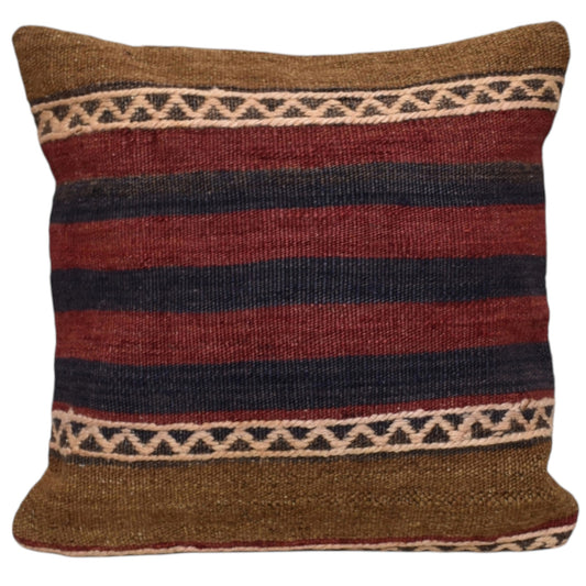 Kilim Antik El Dokuma Dekoratif Kilim Kırlent Yastık Kılıfı 1175 - Yeni - Çok Renkli