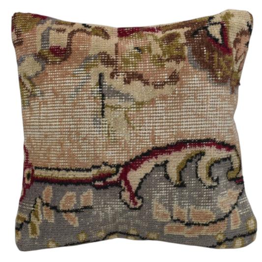 Kilim Antik El Dokuma Dekoratif Halı Kırlent Yastık Kılıfı 1178 - Vintage - Çok Renkli