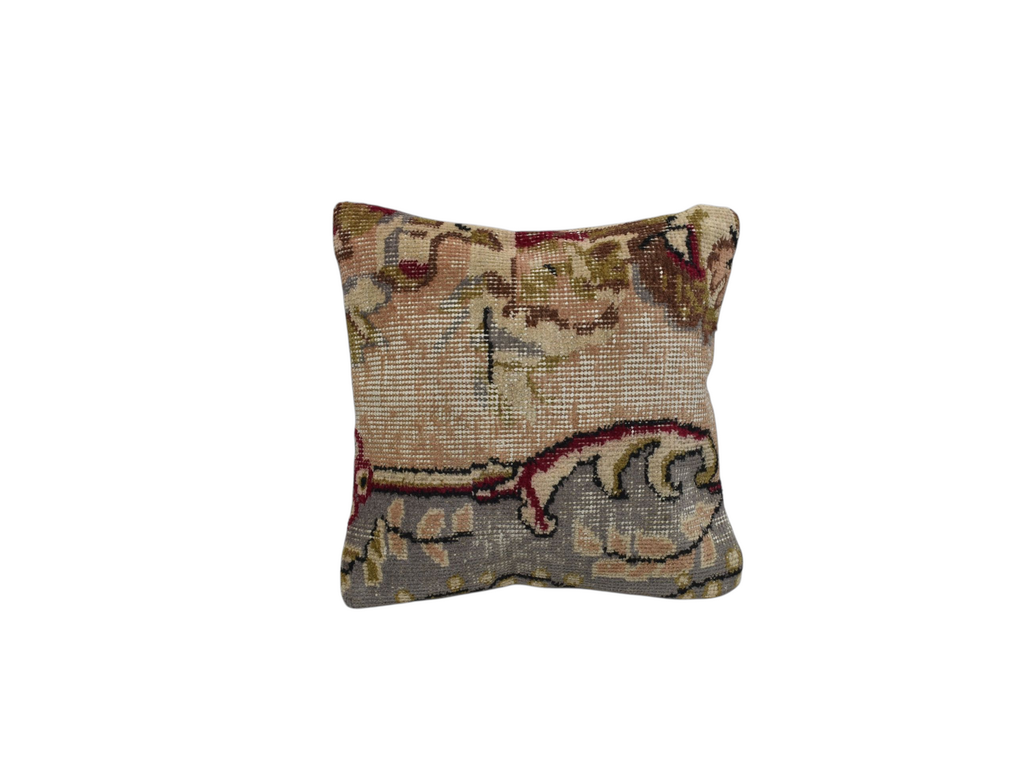 Kilim Antik El Dokuma Dekoratif Halı Kırlent Yastık Kılıfı 1178 - Vintage - Çok Renkli