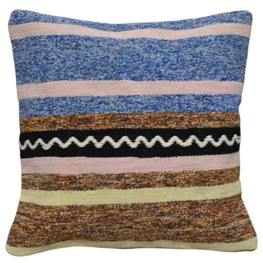 Kilim Antik El Dokuma Dekoratif Kilim Kırlent Yastık Kılıfı 1180 - Yeni - Çok Renkli