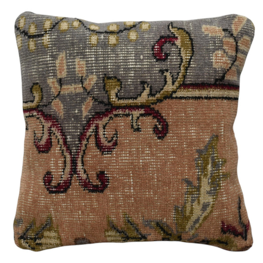 Kilim Antik El Dokuma Dekoratif Halı Kırlent Yastık Kılıfı 1194 - Vintage - Çok Renkli