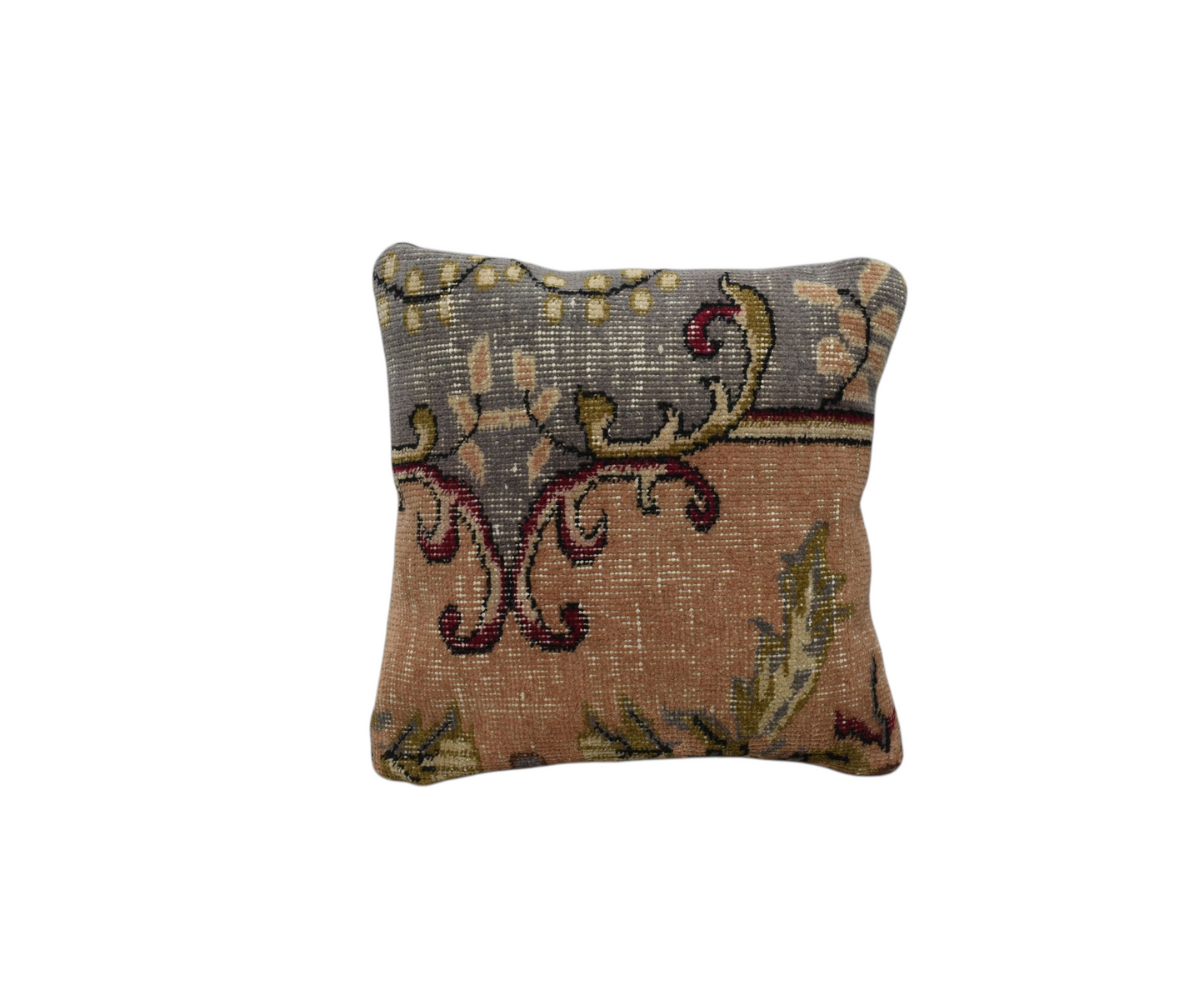 Kilim Antik El Dokuma Dekoratif Halı Kırlent Yastık Kılıfı 1194 - Vintage - Çok Renkli