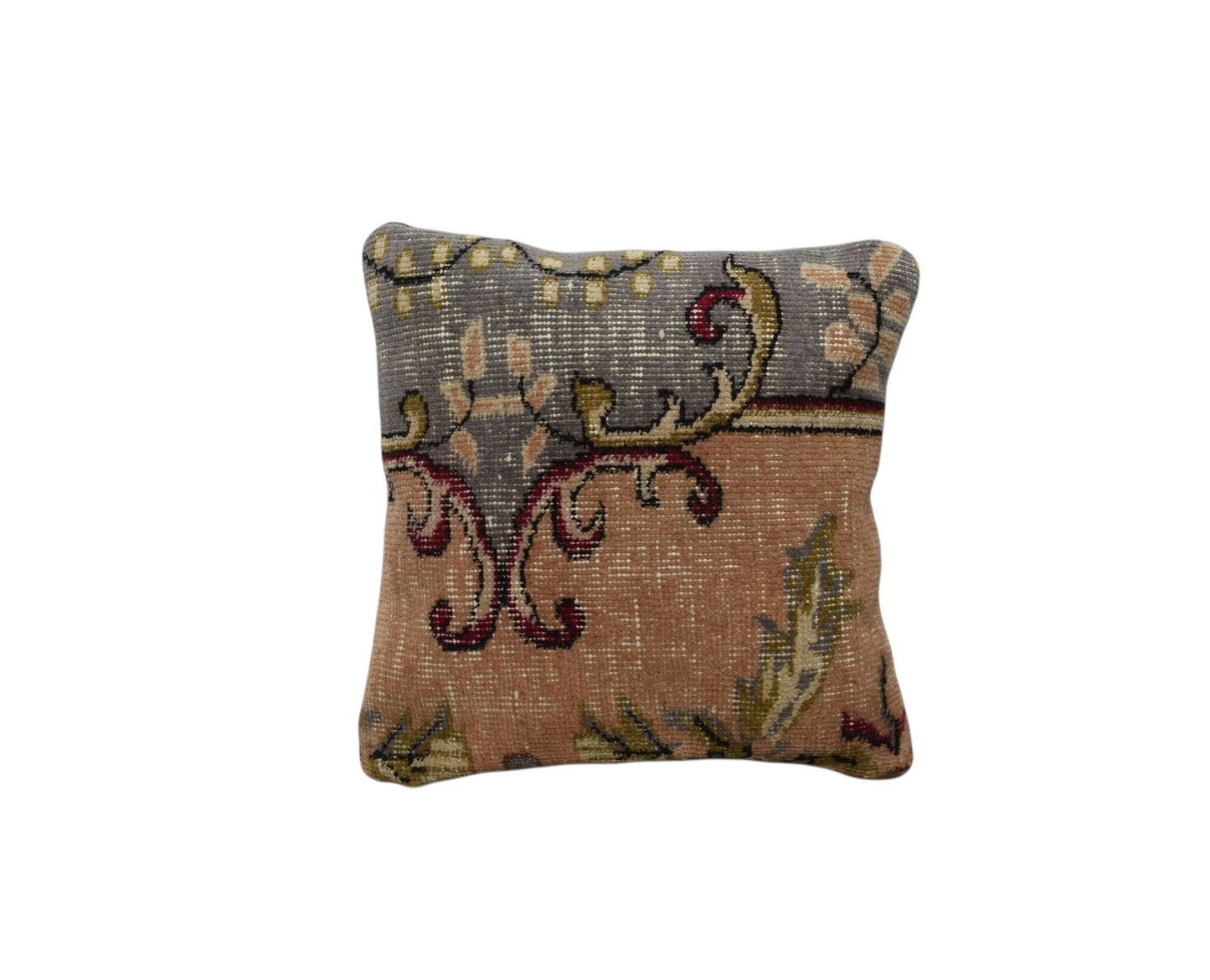 Kilim Antik El Dokuma Dekoratif Halı Kırlent Yastık Kılıfı 1194 - Vintage - Çok Renkli