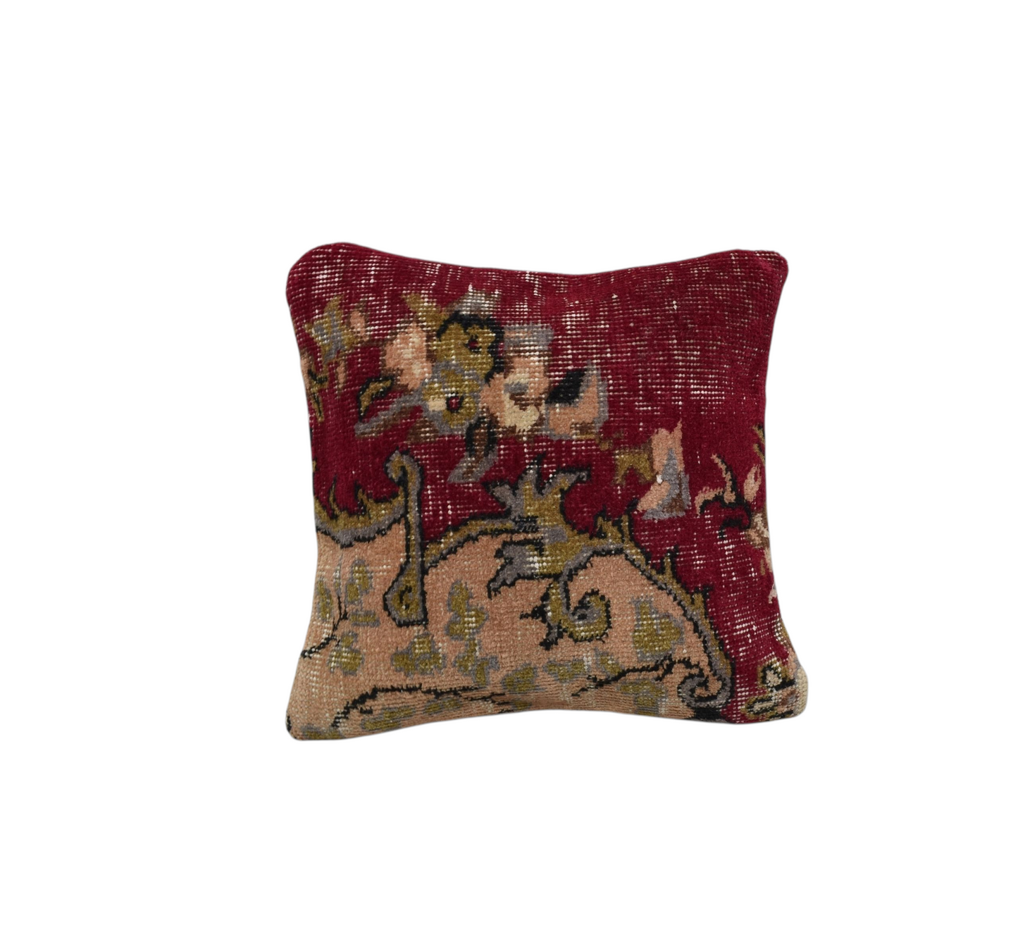 Kilim Antik El Dokuma Dekoratif Halı Kırlent Yastık Kılıfı 1197 - Vintage - Çok Renkli