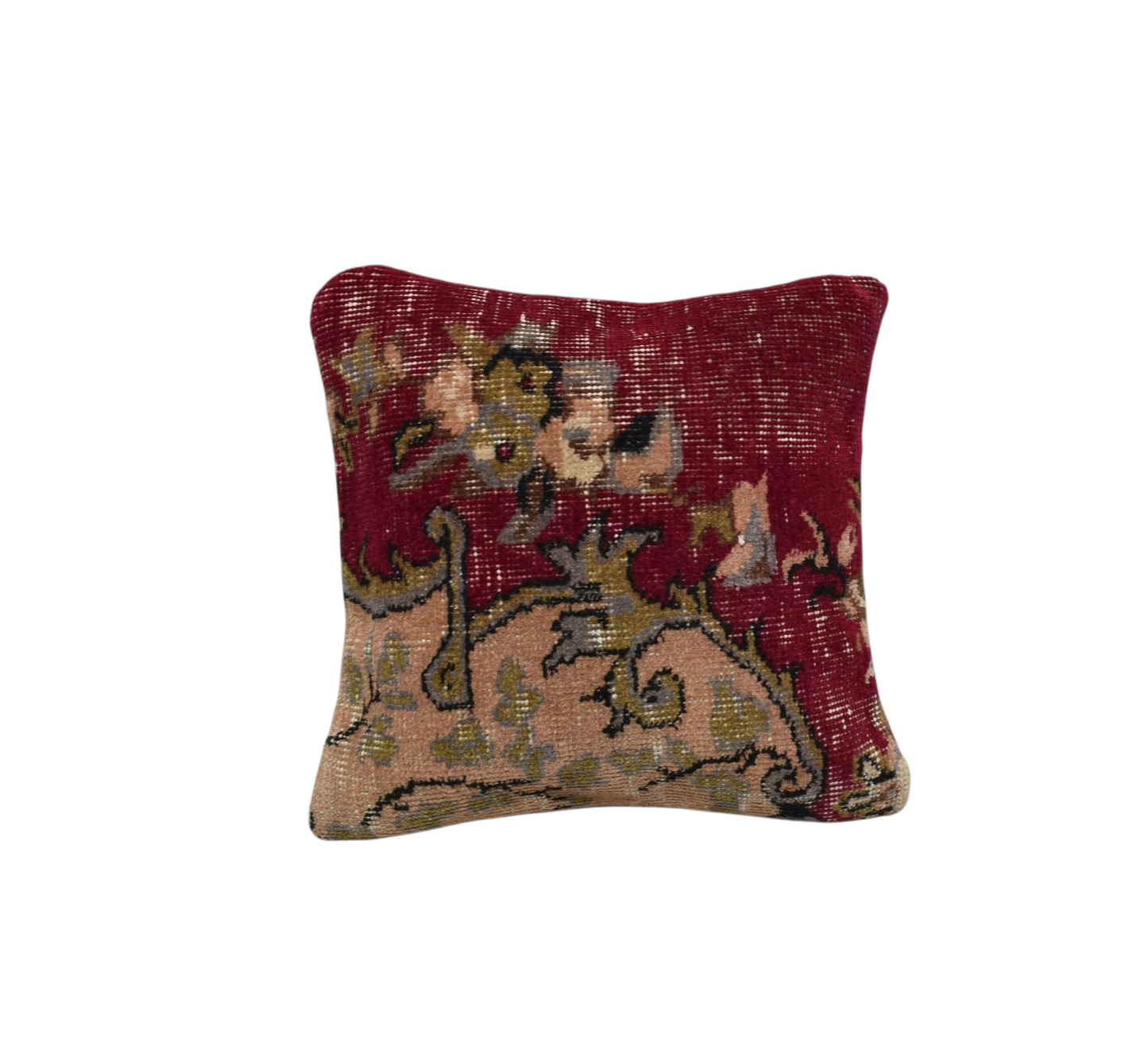 Kilim Antik El Dokuma Dekoratif Halı Kırlent Yastık Kılıfı 1197 - Vintage - Çok Renkli